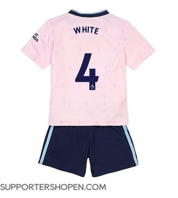 Arsenal Benjamin White #4 Tredje tröja Barn 2022-23 Kortärmad (+ korta byxor)